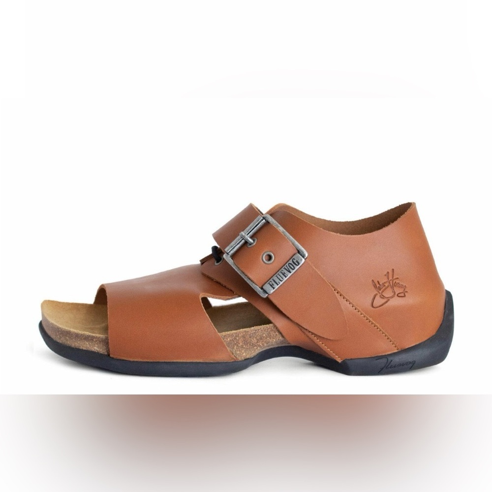 * NWOT* John Fluevog | Peacemaker Rigoberta Lace Up Buckeled Sandals